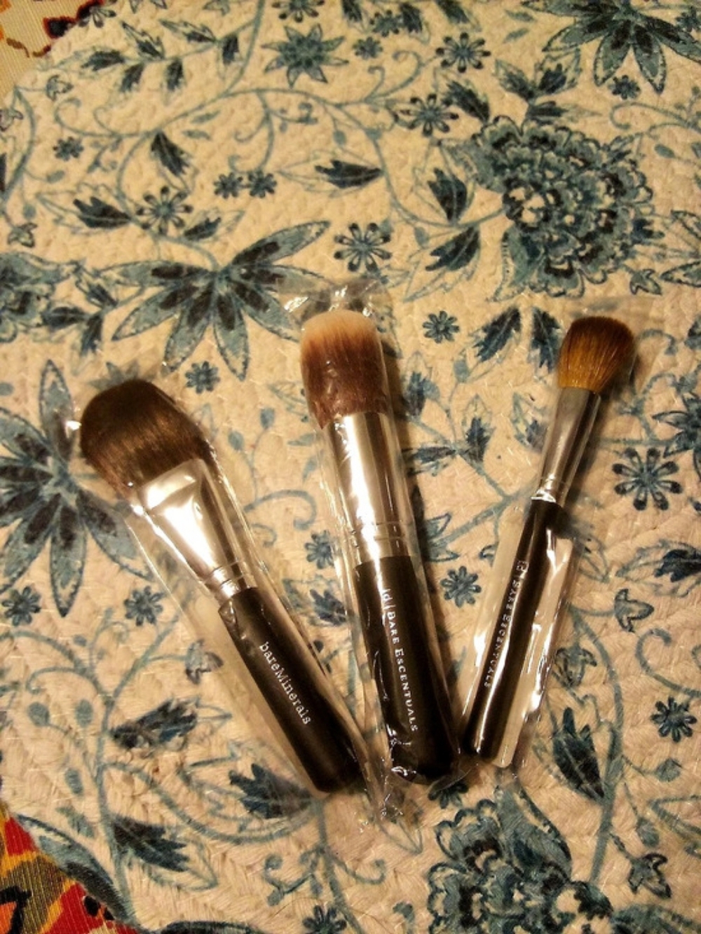 bareMinerals Makeup Brush Set Brown & Black NWT